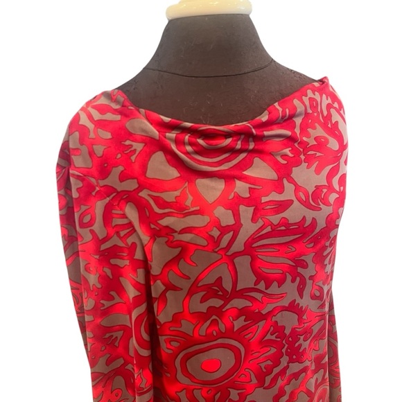 Clara Sun Woo Red Floral Blouse - Picture 2 of 9